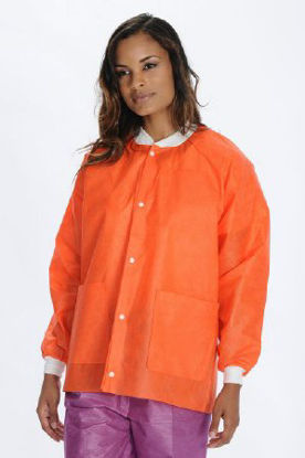 Picture of Lab Jacket ValuMax® Extra-Safe™ Orange 2X-Large Hip Length Limited Reuse3630OR2XL