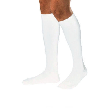 Picture of Compression Stocking JOBST® for Men Knee High Large White Closed Toe115010