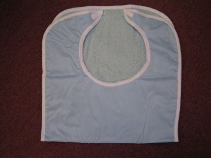 Picture of Bib Hook and Loop Closure Reusable Terry ClothM45-1830B-VS