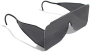 Picture of Post Mydriatic Glasses Solarettes® Wraparound Gray Tint K-Resin Lens Gray Frame Over Ear One Size Fits MostOS-942