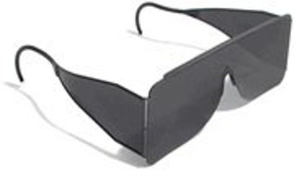 Picture of Post Mydriatic Glasses Solarettes® Wraparound Gray Tint K-Resin Lens Gray Frame Over Ear One Size Fits MostOS-942