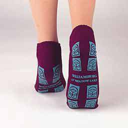 Picture of Slipper Socks TredMates® X-Large Teal Ankle High3818