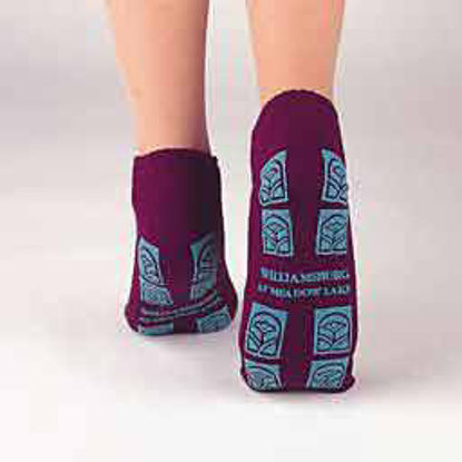 Picture of Slipper Socks TredMates® X-Large Teal Ankle High3818