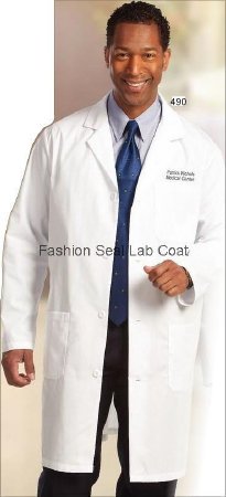 Picture of Lab Coat White Size 50 Knee Length Reusable490-SZ50