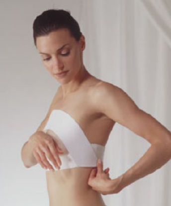 Picture of Breast Bandeau Large/X-Large WhiteWBB_W_1X-3X