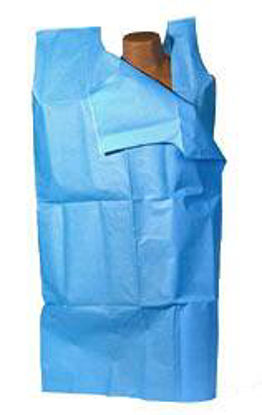 Picture of Patient Exam Gown TIDI® 2X-Large Blue Disposable950549