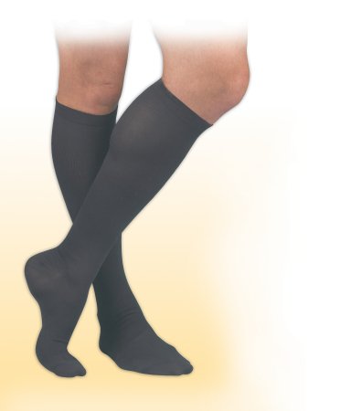 Picture of Compression Socks JOBST® Activa Knee High X-Large Black Closed ToeH2564