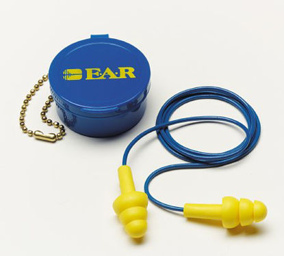 Picture of Ear Plugs 3M™ E-A-R™ UltraFit™ Corded One Size Fits Most Yellow340-4002