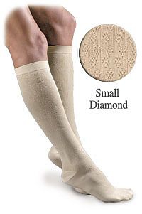 Picture of Compression Socks JOBST® Activa Knee High Large Tan Closed ToeH2703