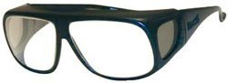 Picture of Radiation Protection Glasses Fitovers Fit Over Clear Tint Glass Lens Black Frame Over Ear Large61456-BLACK