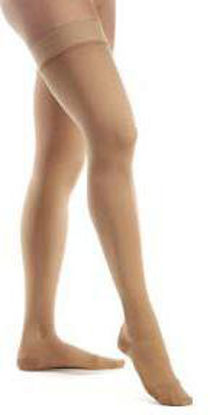 Picture of Compression Stocking JOBST® Relief® Thigh High Medium Black Closed Toe114213