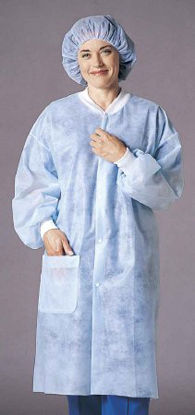 Picture of Lab Coat White Small / Medium Knee Length Disposable226