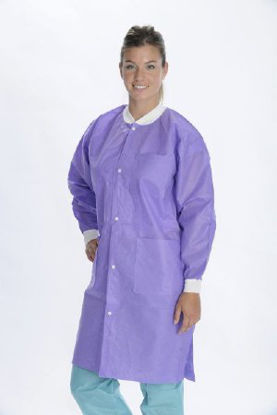 Picture of Lab Coat ValuMax® Extra-Safe™ Purple 4X-Large Knee Length Limited Reuse3660PP-4XL