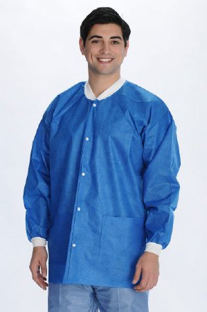 Picture of Lab Jacket ValuMax® Extra-Safe™ Deep Sea Blue Medium Hip Length Limited Reuse3630DBM