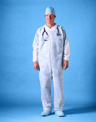 Picture of Coverall X-Large White Disposable NonSterile215