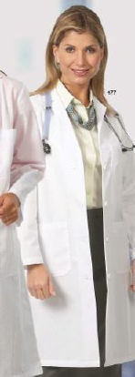 Picture of Lab Coat White Size 18 Knee Length Reusable477-SZ18