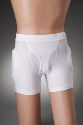 Picture of Hip Protection Brief Hipsters® Male Fly X-Large White Male6018XL