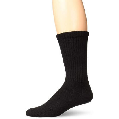 Picture of Diabetic Compression Socks JOBST® Sensifoot™ Crew Small Black Closed Toe110851