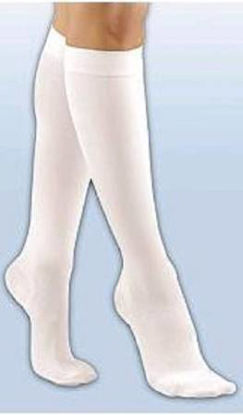 Picture of Anti-embolism Stocking JOBST® Activa Knee High Small White Closed ToeH5311