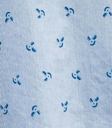 Picture of Patient Exam Gown X-Large Celebrity Blue Print Reusable7021N930