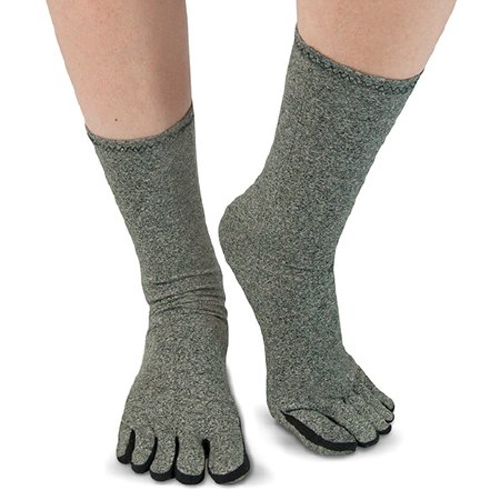 Picture of Arthritis Socks IMAK® Calf High Small Gray Closed ToeA20190