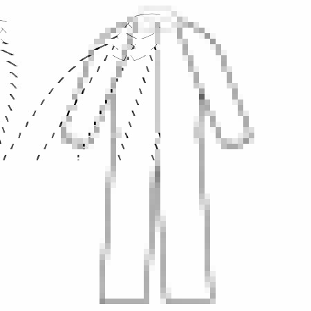 Picture of Coverall Extra Protection Large White Disposable NonSterile10075