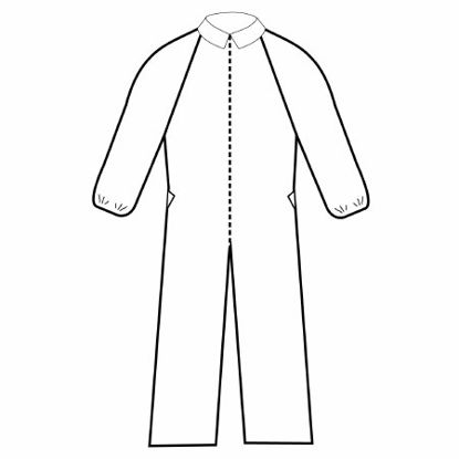 Picture of Coverall Extra Protection Large White Disposable NonSterile10075