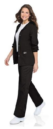 Picture of Warm-Up Jacket Black Medium Hip Length Reusable75221BLACKMED