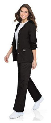 Picture of Warm-Up Jacket Black Medium Hip Length Reusable75221BLACKMED