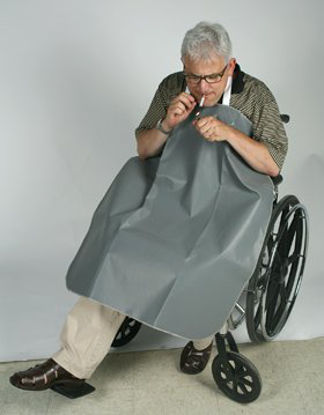 Picture of Smoker's Apron AliMed® Gray910206
