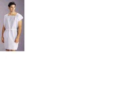 Picture of Patient Robe Unisex One Size Fits Most Blue Disposable79002