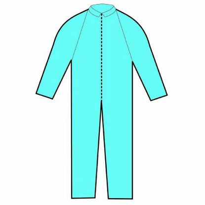 Picture of Coverall X-Large Blue Disposable NonSterile75641