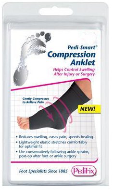 Picture of Compression Sleeve Pedi-Smart® Size 6 Black Ankle6021-#6