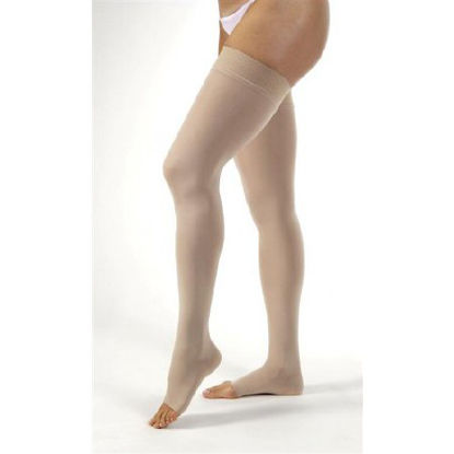 Picture of Compression Stocking JOBST® Thigh High X-Large Beige Open Toe115551