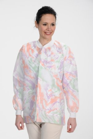 Picture of Lab Jacket ValuMax® Extra-Safe™ Multicolor X-Small Hip Length Limited Reuse3630PGOXS