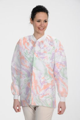 Picture of Lab Jacket ValuMax® Extra-Safe™ Multicolor X-Small Hip Length Limited Reuse3630PGOXS