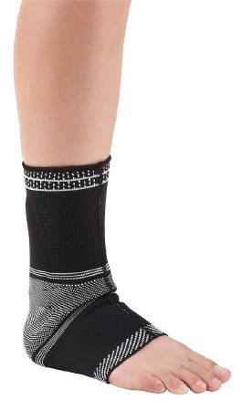 Picture of Compression Socks Ankle High Medium / Tall Black Pattern Open Toe100194-030