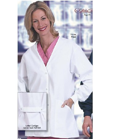 Picture of Warm-Up Jacket White Small Hip Length Reusable7364-S