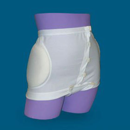 Picture of Hip Protection Brief HipSaver® Wrap and Snap™ X-Small White Unisex72738