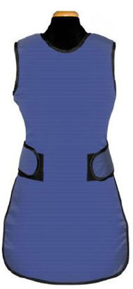 Picture of X-Ray Apron Blue Diamond Print Medium75300M303