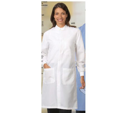 Picture of Lab Coat White Large Knee Length Reusable6403-L