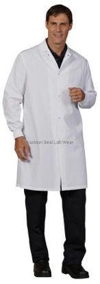 Picture of Lab Coat White Medium Knee Length Reusable3419-M