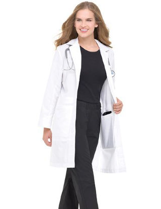 Picture of Lab Coat White Size 8 Knee Length Reusable3165WWXY8