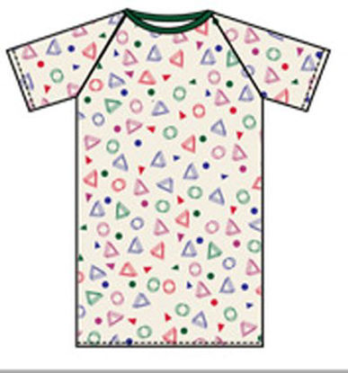 Picture of Patient Exam Gown 3X-Large Print ReusableV64-506IVP