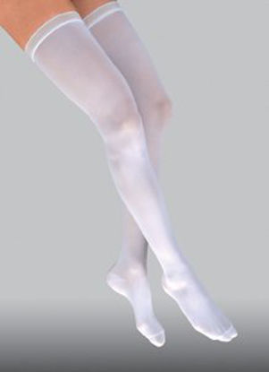 Picture of Anti-embolism Stocking Thigh High 2X-Large White Closed Toe111489