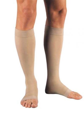 Picture of Anti-embolism Stocking JOBST® Relief® Knee High Large Beige Open Toe114696