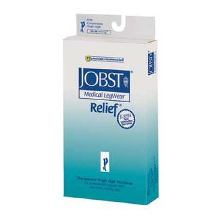 Picture of Compression Stocking JOBST® Relief® Thigh High X-Large Beige Open Toe56691704