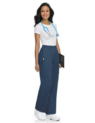 Picture of Scrub Pants Cargo Small Caribbean Blue Female83221CARIBSM