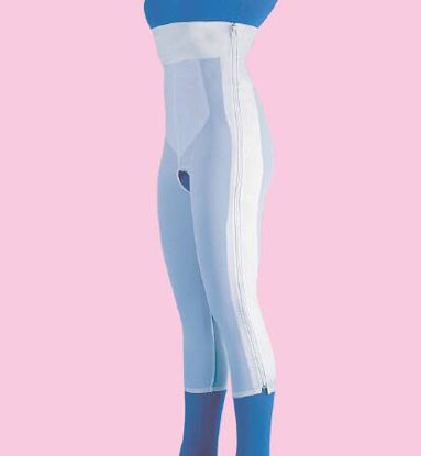 Picture of Compression Girdle Below the Knee / High Waist White X-LargeF020236