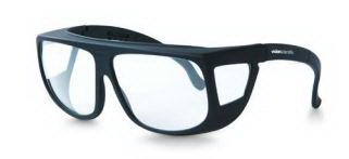 Picture of Laser Protection Glasses Vision Scientific™ Fit Over Green Tint Polycarbonate Lens Black Frame Over Ear One Size Fits MostVSL016-YG3